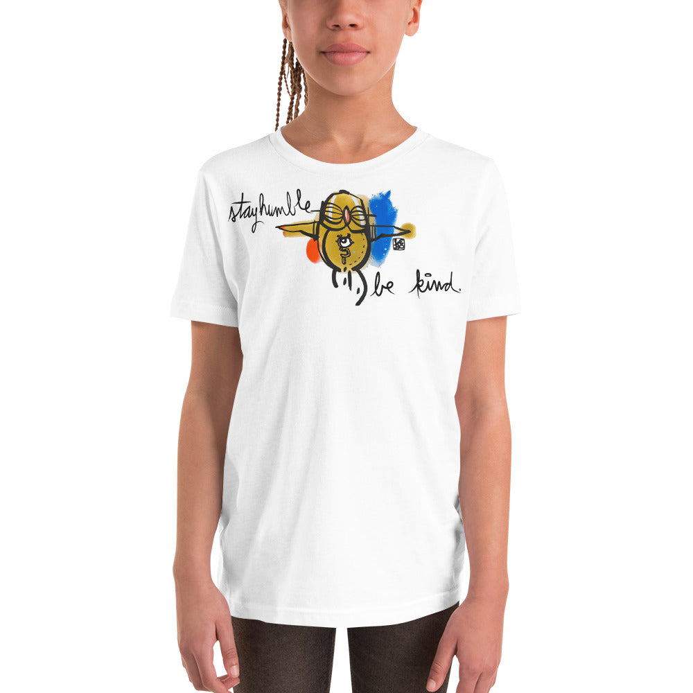 Stay humble and be kind - Lebo Kids Youth Short Sleeve T-Shirt